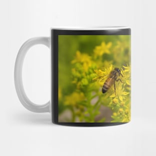 Yellow Flower and Honey Bee Mug